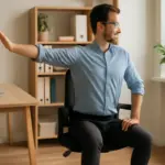 Programma fitness per chi passa molte ore seduto: i movimenti indispensabili per la postura