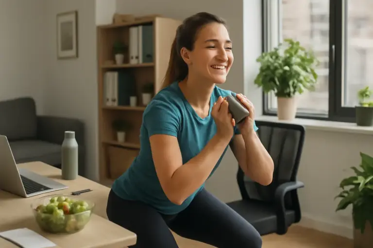 Fitness in pausa pranzo: le routine veloci da ufficio che aumentano produttività e buonumore