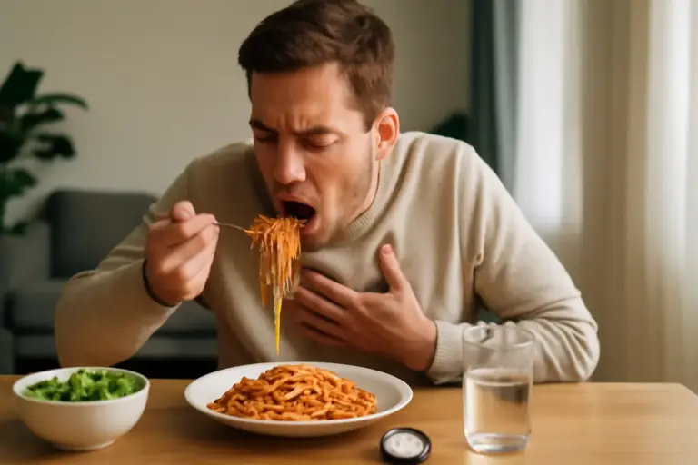 Mangiare in fretta fa male? I segnali che il corpo ti manda e il trucco per rallentare davvero